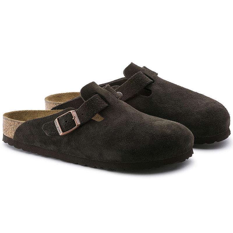 Boston Birkenstock Soft Footbed Semisove Damske Béžové | SK 239ILH